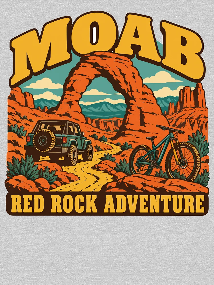 Aperçu 5 sur 5. Sweat à capuche épais enfant avec l'œuvre Moab Gift - Aventure dans les Roches Rouges créée et vendue par RedRubyBubble.