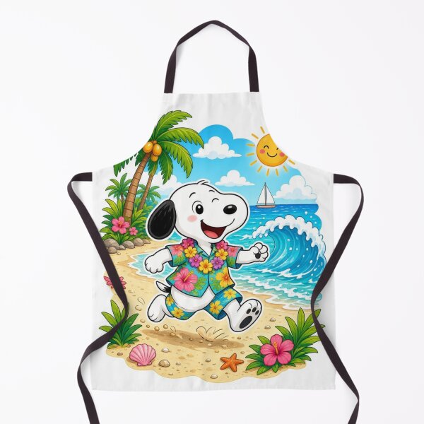 Item preview, Cute Tropical Beach Dog in Hawaiian Floral Outfit designed and sold by ExploreAura Studio.