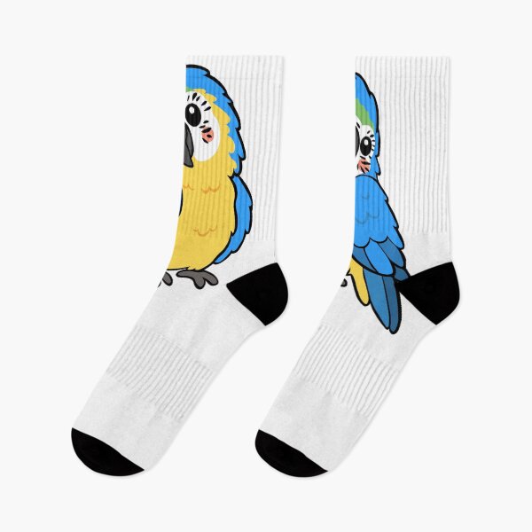 Item preview, Cute Cartoon Macaw Parrot Colorful Tropical Bird Art designed and sold by OrPolly.