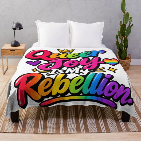 Item preview, Queer Joy Is My Rebellion designed and sold by zakvisuals.