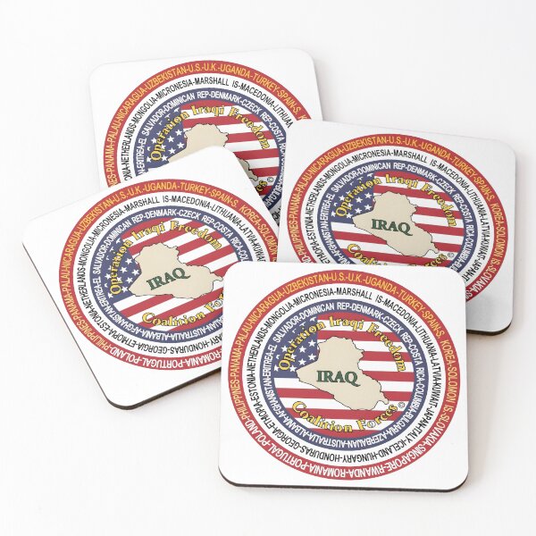 Item preview, Operation Iraqi Freedom Coalition Forces Patch designed and sold by CharlieDesings.