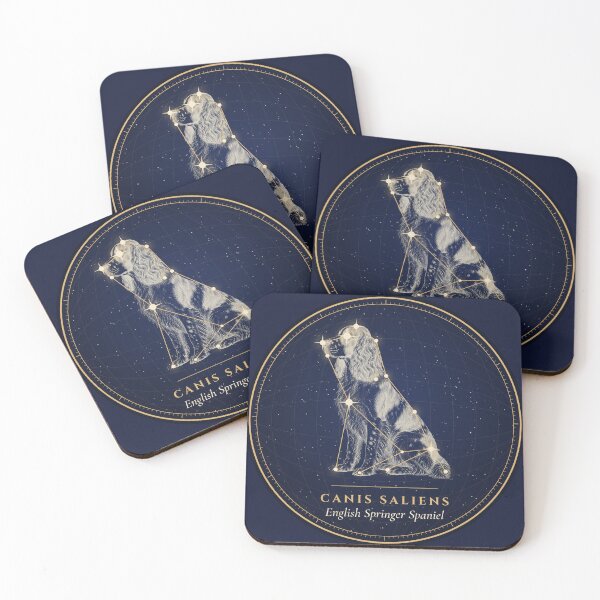 Item preview, English Springer Spaniel Constellation – Celestial Dog Art designed and sold by Celestial Atlas of Dogs.