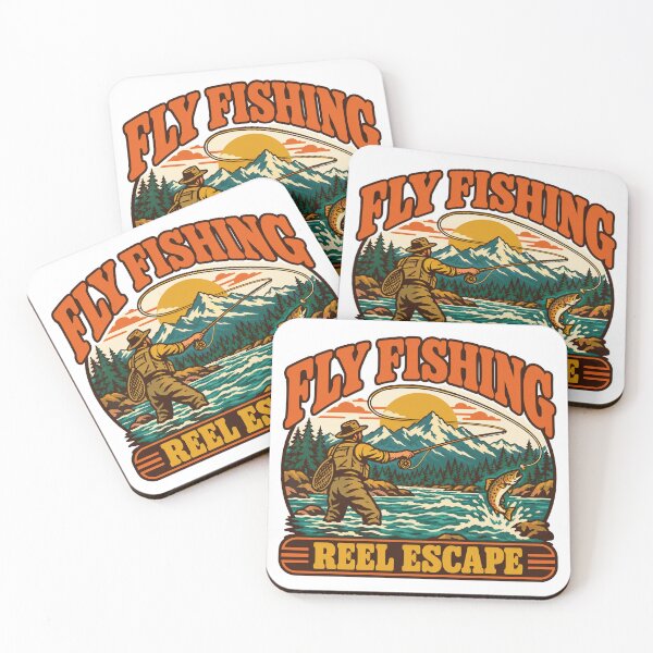 Item preview, Fly Fishing Gift - Reel Escape designed and sold by RedRubyBubble.