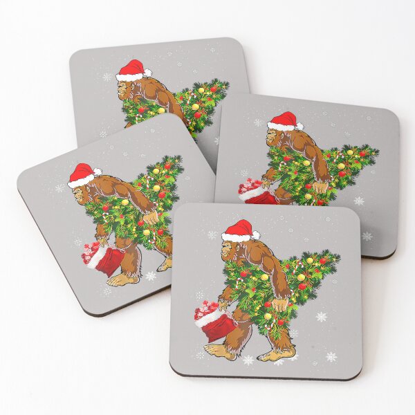 Item preview, Bigfoot Carrying Christmas Tree Sasquatch Believer Pajama_2 designed and sold by mjohnson9.
