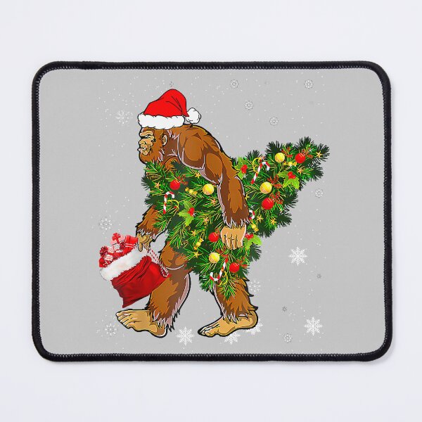 Item preview, Bigfoot Carrying Christmas Tree Sasquatch Believer Pajama_2 designed and sold by mjohnson9.