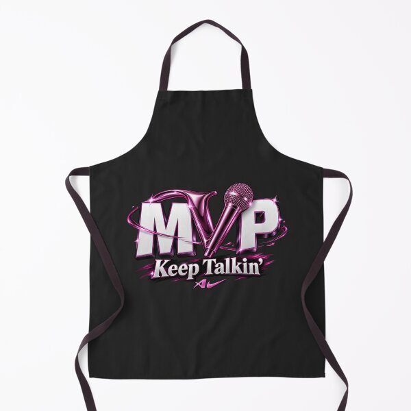 Item preview, Micrófono cromado MVP Keep Talkin con logo rosa y plateado designed and sold by Pliable.