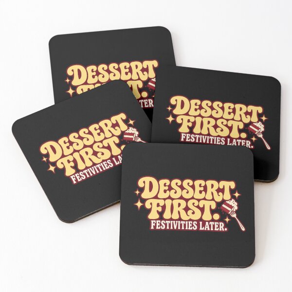 Item preview, Dessert First Christmas Quote for Food Lovers — Cheeky Holiday Gathering Humor designed and sold by Im-Ara.