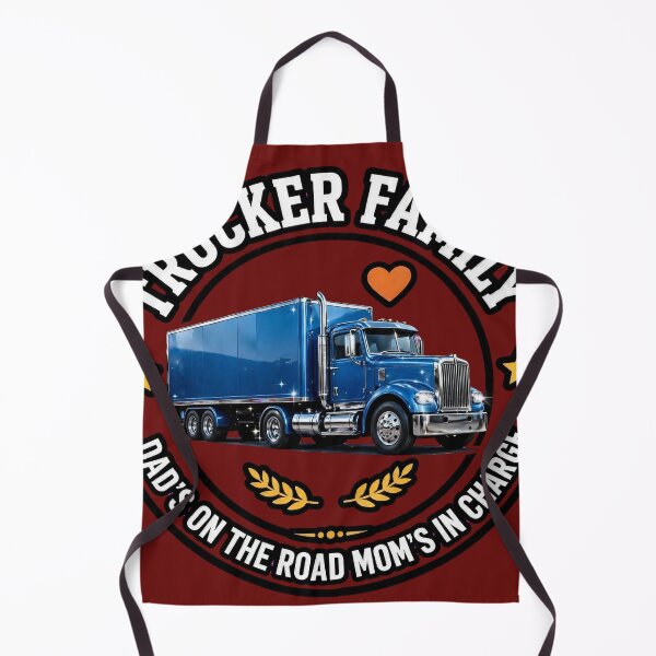 Item preview, Trucker Family Dad On The Road Mom In Charge kierowca tira rodzina designed and sold by WarriorVision.