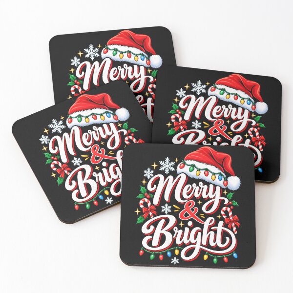 Item preview, Merry and Bright Christmas Design designed and sold by rafaeltto.