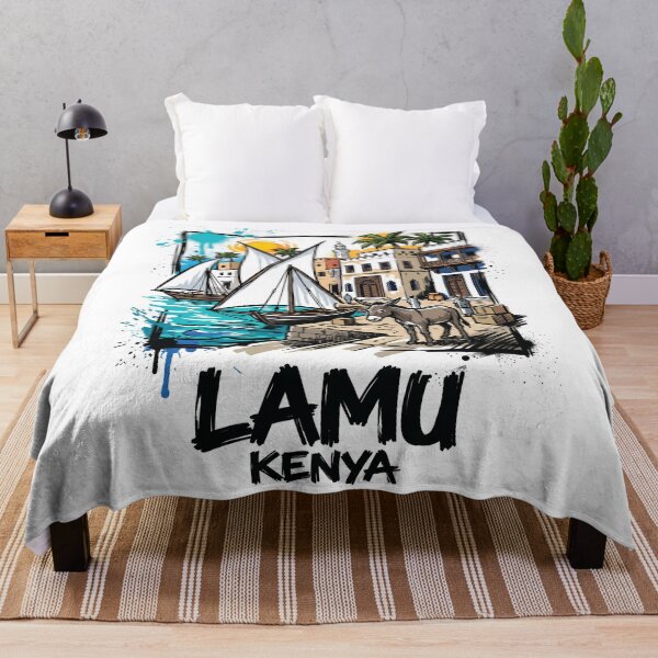 Item preview, Lamu Kenya Dhow Boats Swahili Old Town Art designed and sold by Merch by Das Design Studio.