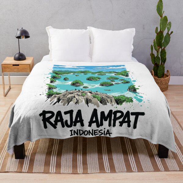 Item preview, Raja Ampat Wayag Indonesia Islands Lagoon Art designed and sold by Merch by Das Design Studio.