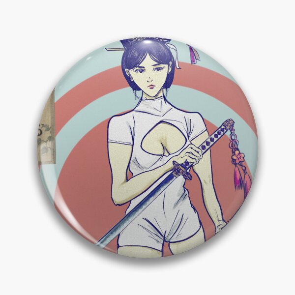 Item preview, Future Girl with Katana Retro Sci-Fi Japan designed and sold by morirancru.