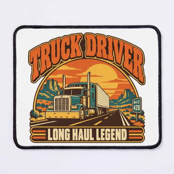 Item preview, Truck Driver Gift - Long Haul Legend designed and sold by RedRubyBubble.