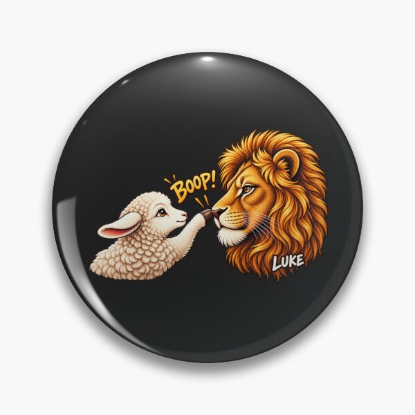 Item preview, Boop Lamb And Lion Nose Touch Luke Cute designed and sold by Pliable.