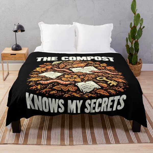 Item preview, Compost Knows My Secrets in the Garden designed and sold by elderberry.