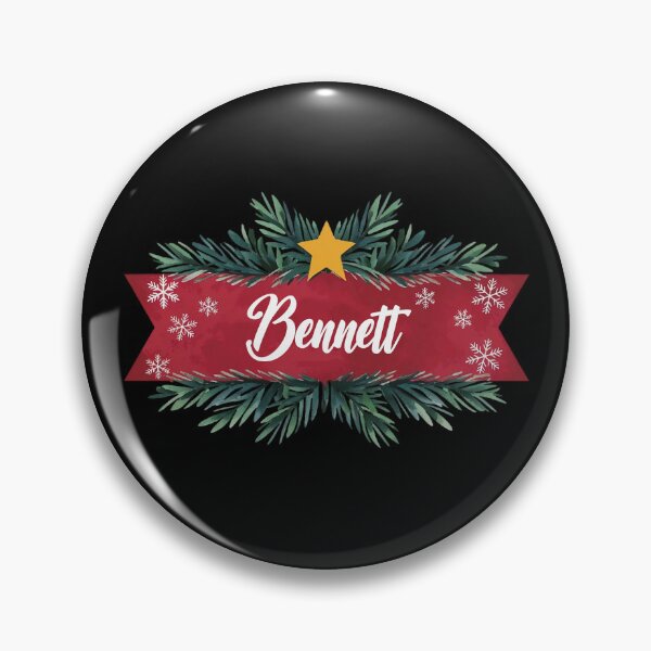 Artikelvorschau, Bennett – Personalisierter Weihnachtswunsch mit individuellem Namen – Cooles und lustiges Design für Männer und Jungen entworfen und verkauft von Watsonarts.