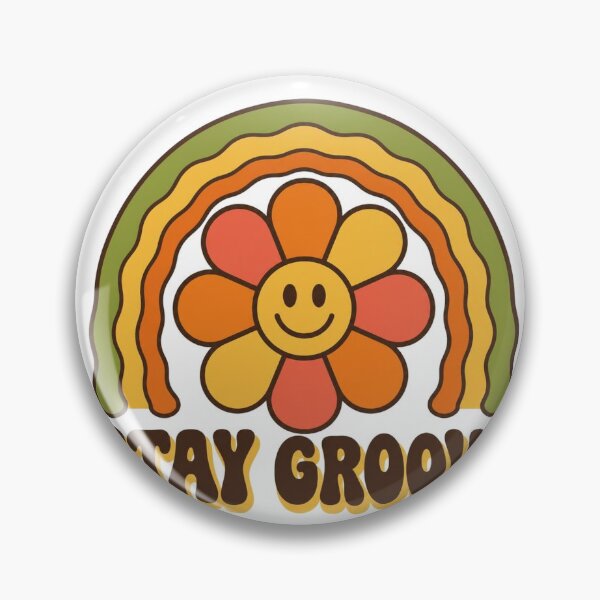 Item preview, Stay Groovy - Retro 70s Daisy Smiley designed and sold by LearnFunStore.