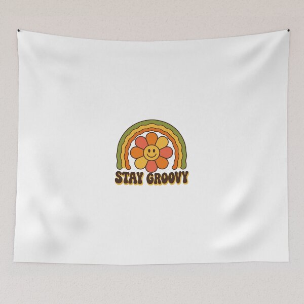Item preview, Stay Groovy - Retro 70s Daisy Smiley designed and sold by LearnFunStore.