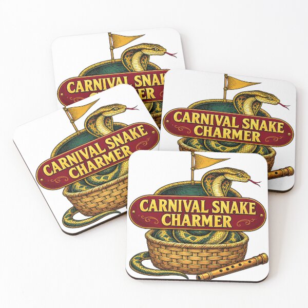 Item preview, Carnival Snake Charmer Vintage Circus Cobra Basket Flute designed and sold by  MOHAMED.