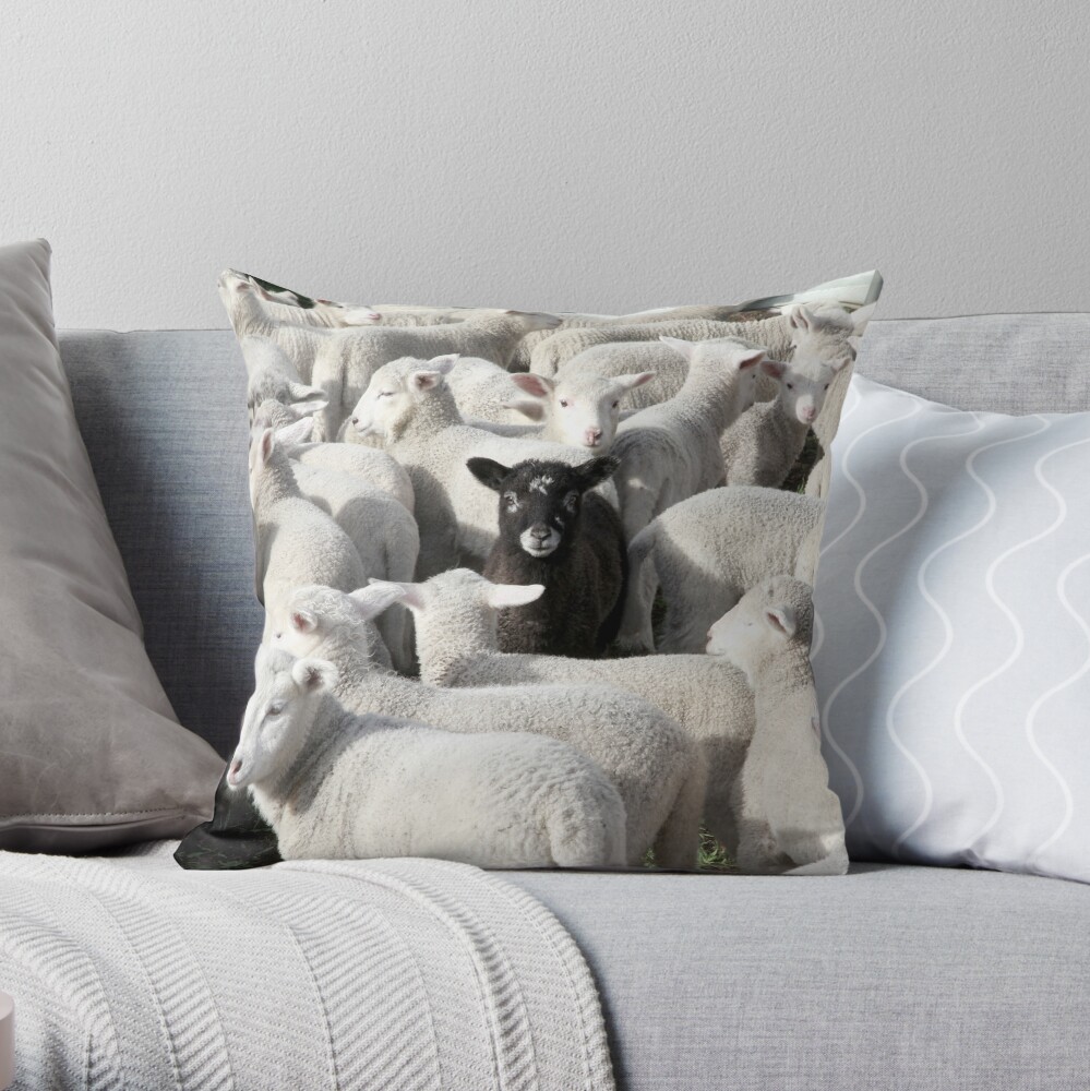 Stand Out From The Crowd Throw Pillow