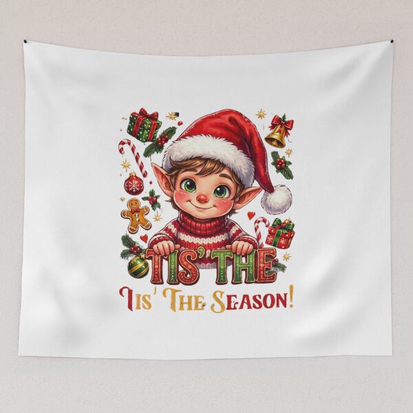 Item preview, ​'Tis The Season! | Cute Christmas Elf Holiday Aesthetic designed and sold by scarben.