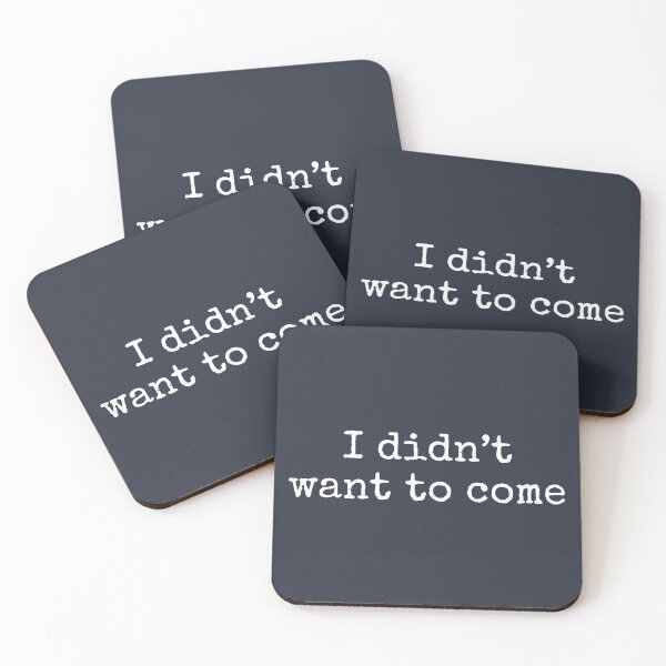 Item preview, I Didn't Want to Come Introvert Quote designed and sold by mareix.