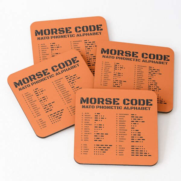 Item preview, International Morse Code NATO Phonetic Alphabet Signal Chart designed and sold by AnnSign.