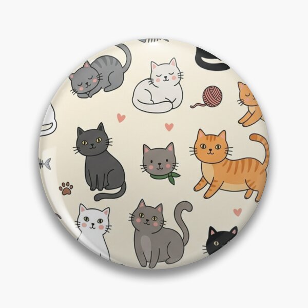 Item preview, many cats designed and sold by Sky0Dreams.