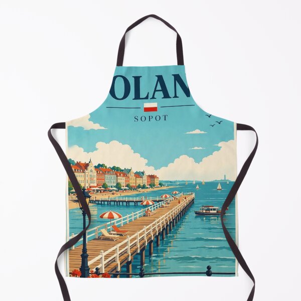 Item preview, Poland — Sopot Pier — Coastal Serenity Along the Baltic Sea designed and sold by DibujandoPorfa.