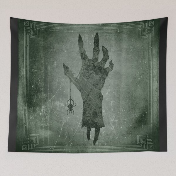 Item preview, Creepy Clawed Zombie Hand Spider Halloween Horror Green designed and sold by Ghoul Enterprises.