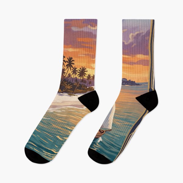 Item preview, Zanzibar Tanzania - Vintage Tropical Sunset designed and sold by Bomax121.