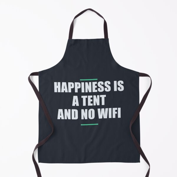 Item preview, LA FELICIDAD ES UNA TIENDA DE CAMPAÑA Y SIN WIFI — humor sobre acampar fuera de la red designed and sold by AgentIncomeShop.