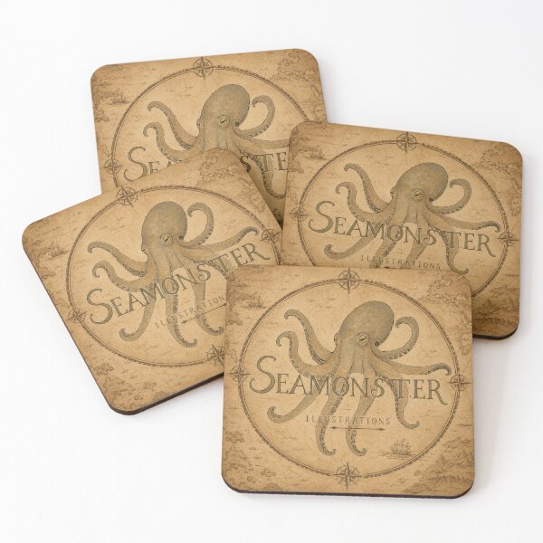 Item preview, Seamonster Illustrations Logo designed and sold by StacySeamon.
