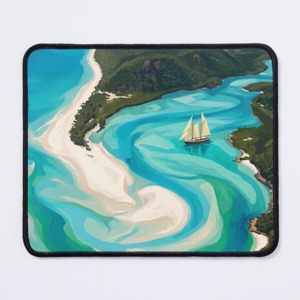 Item preview, Whitsundays Australia - Vintage Turquoise Coast designed and sold by Bomax121.