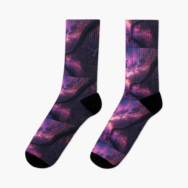 Item preview, Mystical Purple Swamp Under Magenta Sunset Sky designed and sold by monkeybusiness.pt.