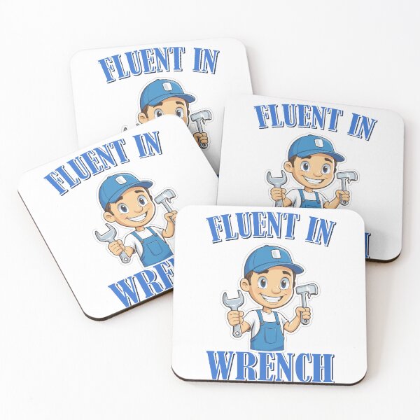 Item preview, Fluent in Wrench Funny Car Mechanic designed and sold by tarekmeziani.