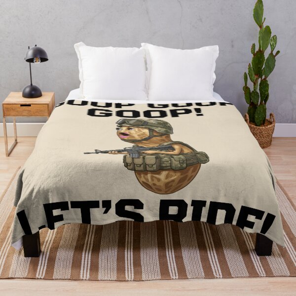 Item preview, Goop Goop Let's Ride Soldier Peanut Black Text designed and sold by vynliazarthar.