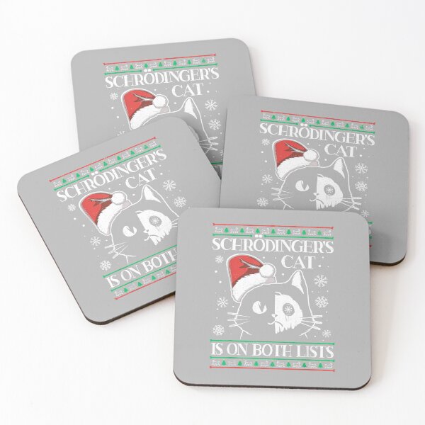Item preview, Schrödinger's Cat Is On Both Lists Physicist Ugly Christmas_3 designed and sold by ArleneRowe.