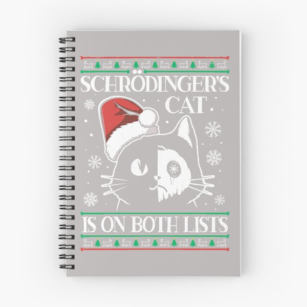 Item preview, Schrödinger's Cat is On Both Lists Physicist Ugly Christmas designed and sold by ArleneRowe.