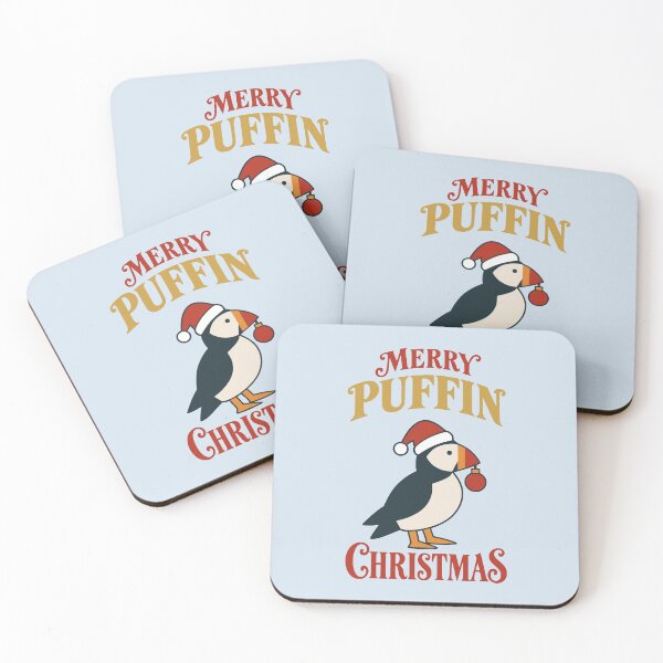 Item preview, Merry Puffin Christmas Funny Holiday Bird designed and sold by MavtM.