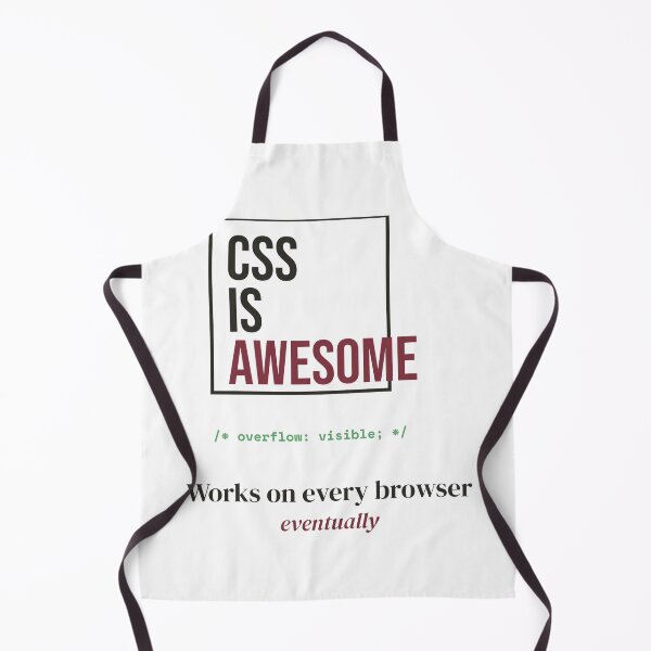 Item preview, CSS es genial - Chiste de desarrollador web de Overflow designed and sold by Rilindi.