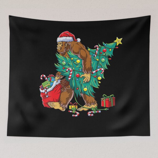 Item preview, Bigfoot Christmas Tree Lights Sasquatch Xmas designed and sold by HayleePacoch.