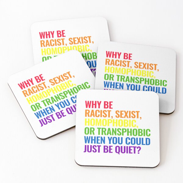 Item preview, Why Be Racist Sexist Homophobic Or Transphobic Lgbt Pride Gear designed and sold by collazoargentin.