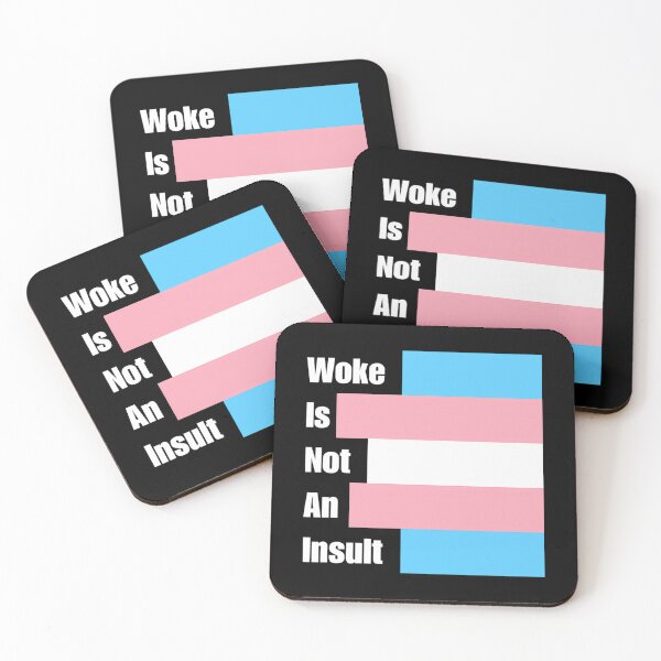Item preview, Woke Is Not An Insult - White Text designed and sold by collazoargentin.