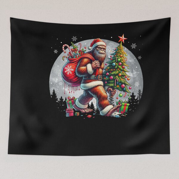 Item preview, Santa Bigfoot Christmas Tree Lights Funny Xmas designed and sold by stershopepie.