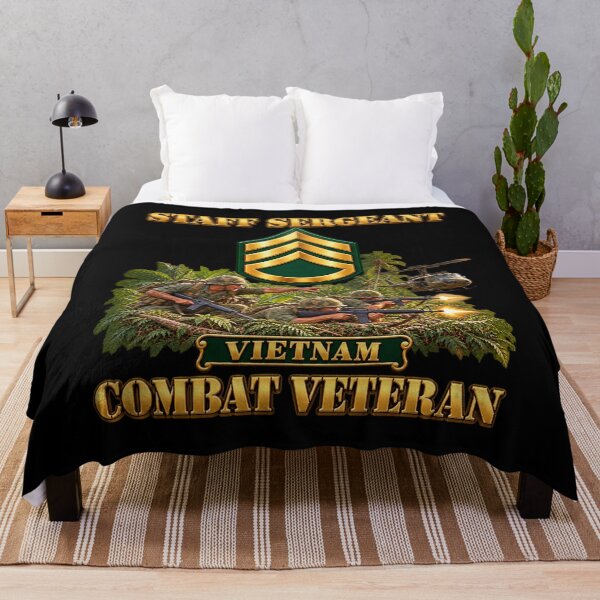 Item preview, Army - Staff Sergeant - SSG - Combat Veteran - Vietnam - 3D - Transparent designed and sold by Military Insignia Products.