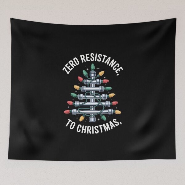 Item preview, Zero Resistance To Christmas Plumber Pipes Tree Holiday Art designed and sold by jkrphoto.