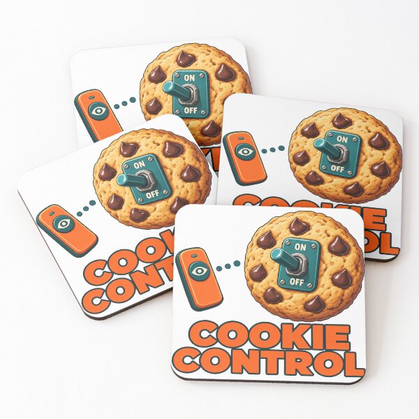 Item preview, Cookie Control – Browser Privacy and Chocolate Chip Humor designed and sold by Ink and Wink.