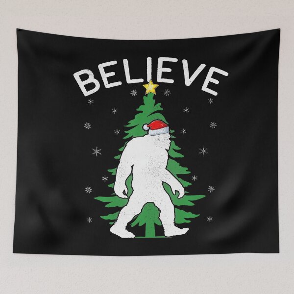 Item preview, Sasquatch Believe Bigfoot Christmas Tree Xmas designed and sold by HayleePacoch.