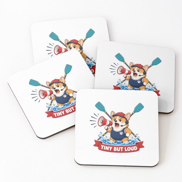 Item preview, Tiny But Loud Corgi Coxswain designed and sold by Taylor Brew Studio.